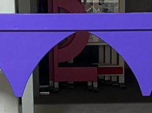 Dreieckhängegatter in 300 cm uni violett