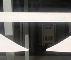 Planke in 300 cm uni weiss