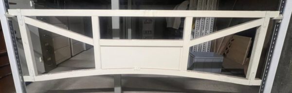 Hängegatter weiss, Höhe 90 cm in 300 cm