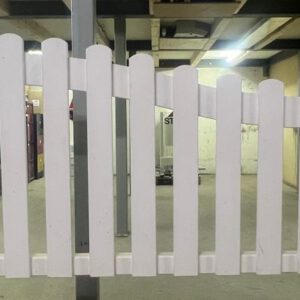 Hängegatter geschwungen in 300 cm uni weiss