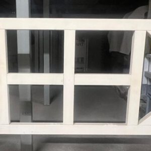 X Hängegatter in 300 cm uni weiss