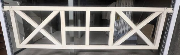 X Hängegatter in 300 cm uni weiss
