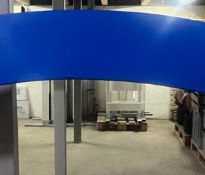 Wellenplanke in 300 cm uni blau