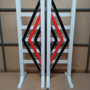 Einfänge weiss/schwarz/rot