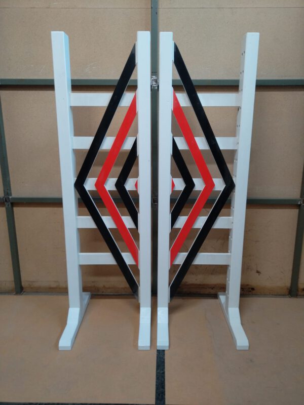 Einfänge weiss/schwarz/rot