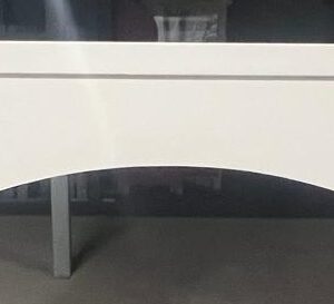 Hängeplanke mit Fries in 350 cm uni weiss