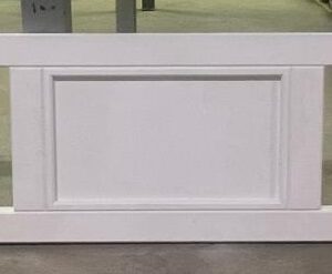 Hängegatter in 350 cm uni weiss, ideal für Werbung