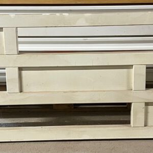 Hängegatter in 250 cm uni weiss