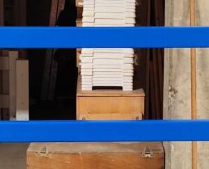 Hängegatter in 350 cm uni blau