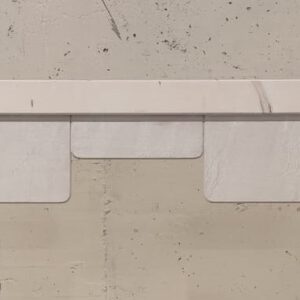 1 x Hängeplanke in 300 cm, grundiert mit Rechtecken