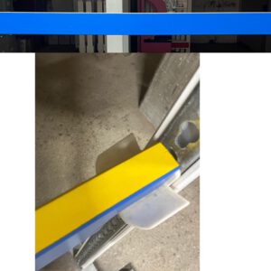 Planke in 250 cm blau/gelb