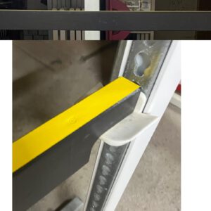 Planke in 250 cm gelb/schwarz