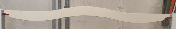 Wellenplanke in 300 cm weiss/blau