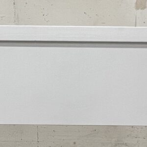 2 x Hängebrett mit Fries in 350 cm uni weiss, ideal für Werbung