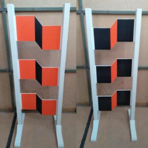 Einfänge in orange und schwarz