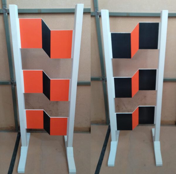 Einfänge in orange und schwarz