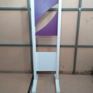 Einfänge in weiss/violett