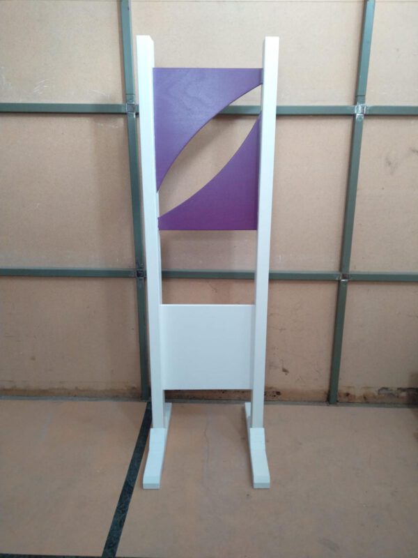 Einfänge in weiss/violett